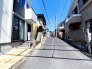 前面道路含む現地写真■国立市中2　新築一戸建て■