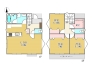 4区画参考プラン延べ床面積87.48ｍ２土地建物価格7590万円■国立市東3　売地■
