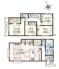 6区画参考プラン建物面積95.22ｍ2・土地建物価格5090万円■府中市四谷3　建築条件付き売地■