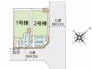 区画図■府中市四谷3丁目　新築戸建て■