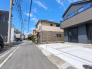 前面道路含む外観■府中市白糸台6　新築一戸建て■