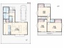 4区画建物参考プラン間取り図（3LDK　81ｍ2　1350万円）■小金井市貫井南町5　売地■