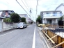 西側5.4ｍ道路に面しています。■国立市中1　新築一戸建て■