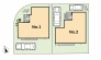 区画図■府中市晴見町3　新築一戸建て■