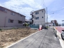 前面道路は歩道があります。■日野市大坂上2　新築一戸建■