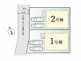 区画図■日野市石田　新築一戸建■
