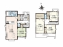 4区画建物参考プラン間取り図（4LDK　面積101.02ｍ2　価格1800万円）■日野市新町5　建築条件付き売地■
