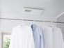 「浴室暖房乾燥機」は梅雨や花粉の時期、雨の日の洗濯物の乾燥に重宝します。寒い冬も入浴前の暖房運転で快適なバスタイムを♪
