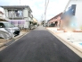 前面道路含む現地写真■昭島市緑町2　新築一戸建て■