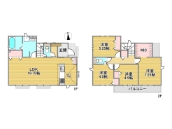 2号棟間取り図■府中市小柳町4 新築一戸建て■