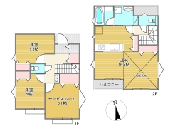 間取り■府中市若松町3丁目 新築戸建て■