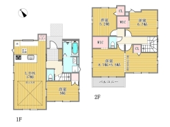 2号棟間取り図■八王子市兵衛2 新築一戸建■