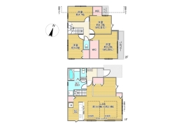 1号棟間取り図■国分寺市高木町3丁目 新築戸建て■