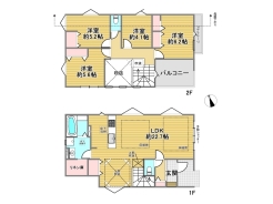 1号棟間取り図■日野市新井2丁目 新築戸建て■
