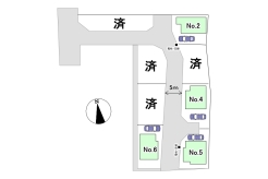 区画図■府中市白糸台1 売地■
