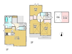 A号棟間取り図■小平市花小金井5 新築一戸建■