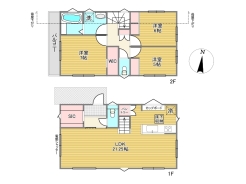 間取り■三鷹市北野2 新築一戸建て■