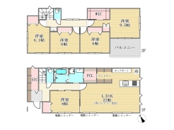 間取り図■府中市四谷3 新築一戸建て■