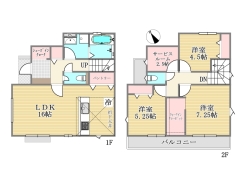 6号棟間取り■府中市多磨町2 新築一戸建て■