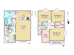 1号棟間取り■多摩市貝取 新築一戸建て■