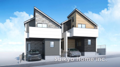 完成予想パース■府中市分梅町1 新築一戸建■