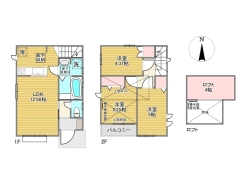 間取り■立川市砂川町1 新築一戸建て■