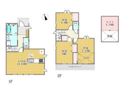 C号棟間取り図■狛江市岩戸南4 新築一戸建■