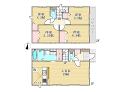 3号棟間取り図■立川市砂川町6 新築一戸建て■