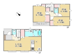 G号棟間取り図■府中市住吉町3丁目 新築戸建て■