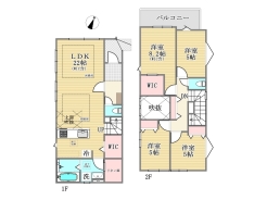 1号棟間取り図■国分寺市西町1 新築一戸建て■