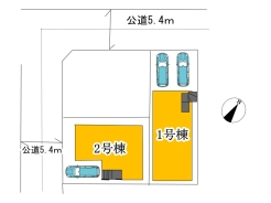 区画図■国分寺市西町1 新築一戸建て■