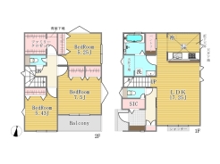 間取り図■日野市上田 新築一戸建て■