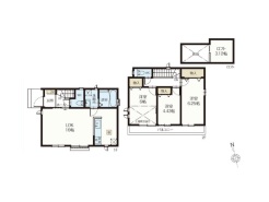 A号棟間取り図■狛江市中和泉5 新築一戸建■