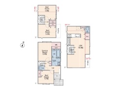 1号棟間取り図■八王子市子安町1 新築一戸建■