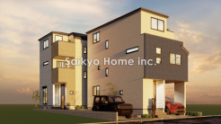 完成予想パース■府中市紅葉丘2 新築一戸建■