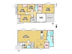 2号棟間取り図■八王子市富士見町 新築戸建て■