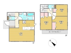 間取り■八王子市大和田町1 新築一戸建て■