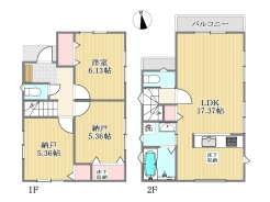 間取り図■調布市国領町7 新築一戸建て■