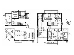 2号棟間取り■調布市飛田給2 新築一戸建て■