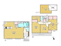 G号棟間取り図■調布市深大寺1 新築一戸建て■