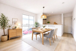 ゆったりとした時間が流れるくつろぎのLDK。ご家族との会話を中心に考えた一体感のある間取りになっています。※家具はCG加工しております■立川市若葉町3 新築一戸建て■