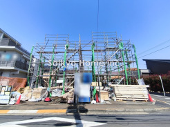 JR中央線「日野」駅徒歩12分!全2棟駐車2台可!青空と開放感のある街並み。「ゆったりとした環境で子育てがしたい」ママ・パパにぜひ現地をみてもらいたい物件です!■日野市神明3丁目 新築戸建て■