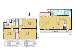 間取り図■府中市北山町4丁目 新築戸建て■