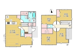 間取り図■八王子市元横山町3 新築一戸建て■