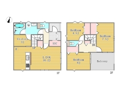 3号棟間取り図■八王子市大塚 新築一戸建て■