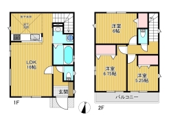 間取り図■府中市若松町3丁目 新築戸建て■