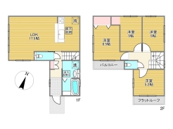間取り■国分寺市高木町1 新築一戸建て■