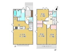 A号棟間取り図■日野市東平山2 新築一戸建て■