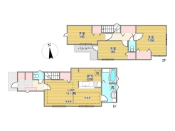 1号棟間取り■府中市若松町3 新築一戸建て■