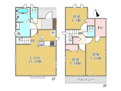 A号棟間取り図■調布市飛田給2 新築一戸建て■